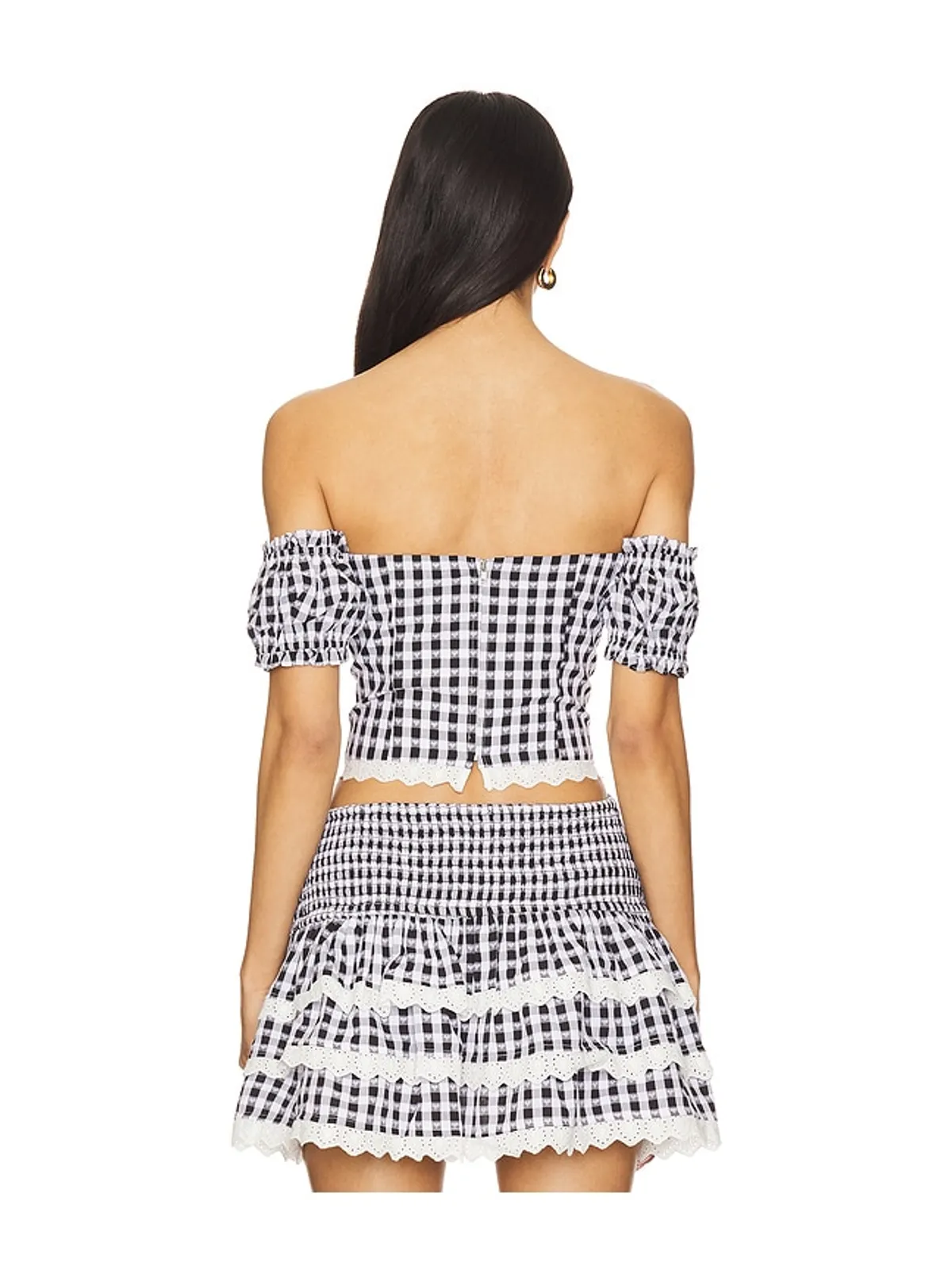 MAJORELLE REECE トップ - Black,White. - 画像3