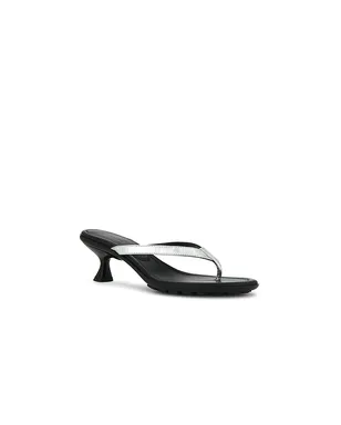 Mansur Gavriel MARI サンダル - Metallic Silver,Black. - サムネイル2