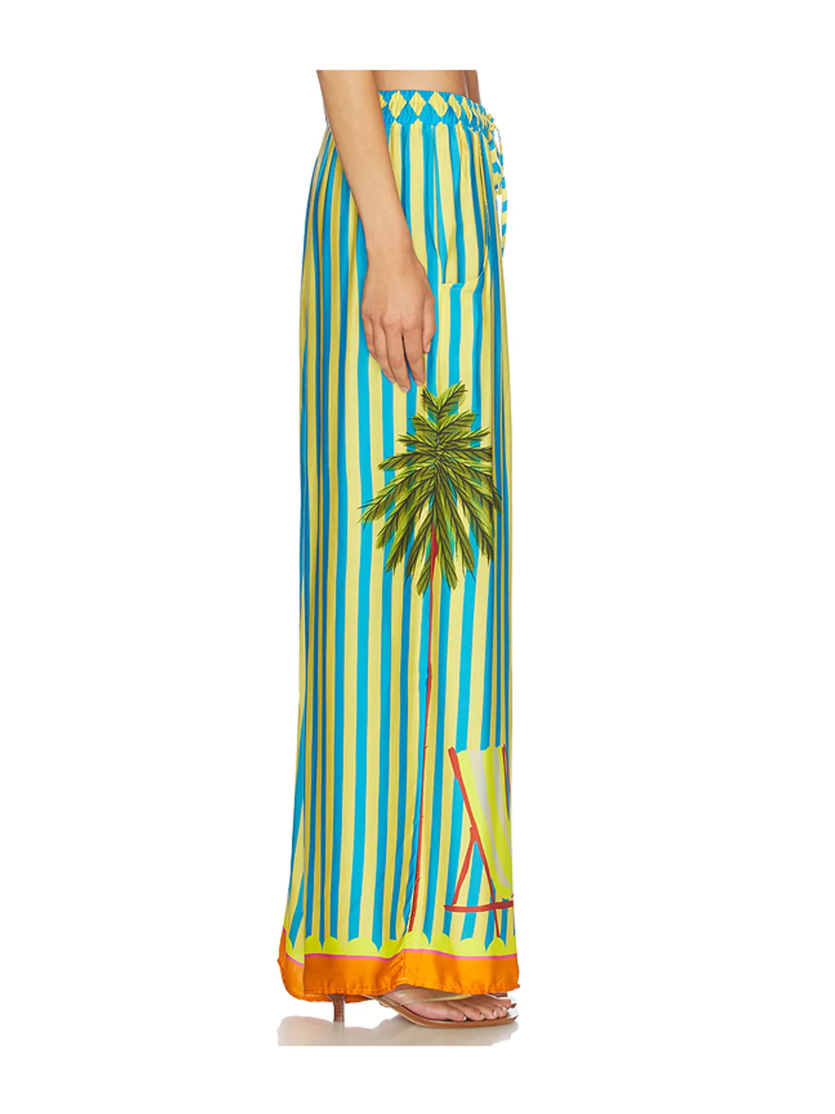 Maaji Tropic Camouflage Ophelia Pants - Teal,Yellow. - 画像2