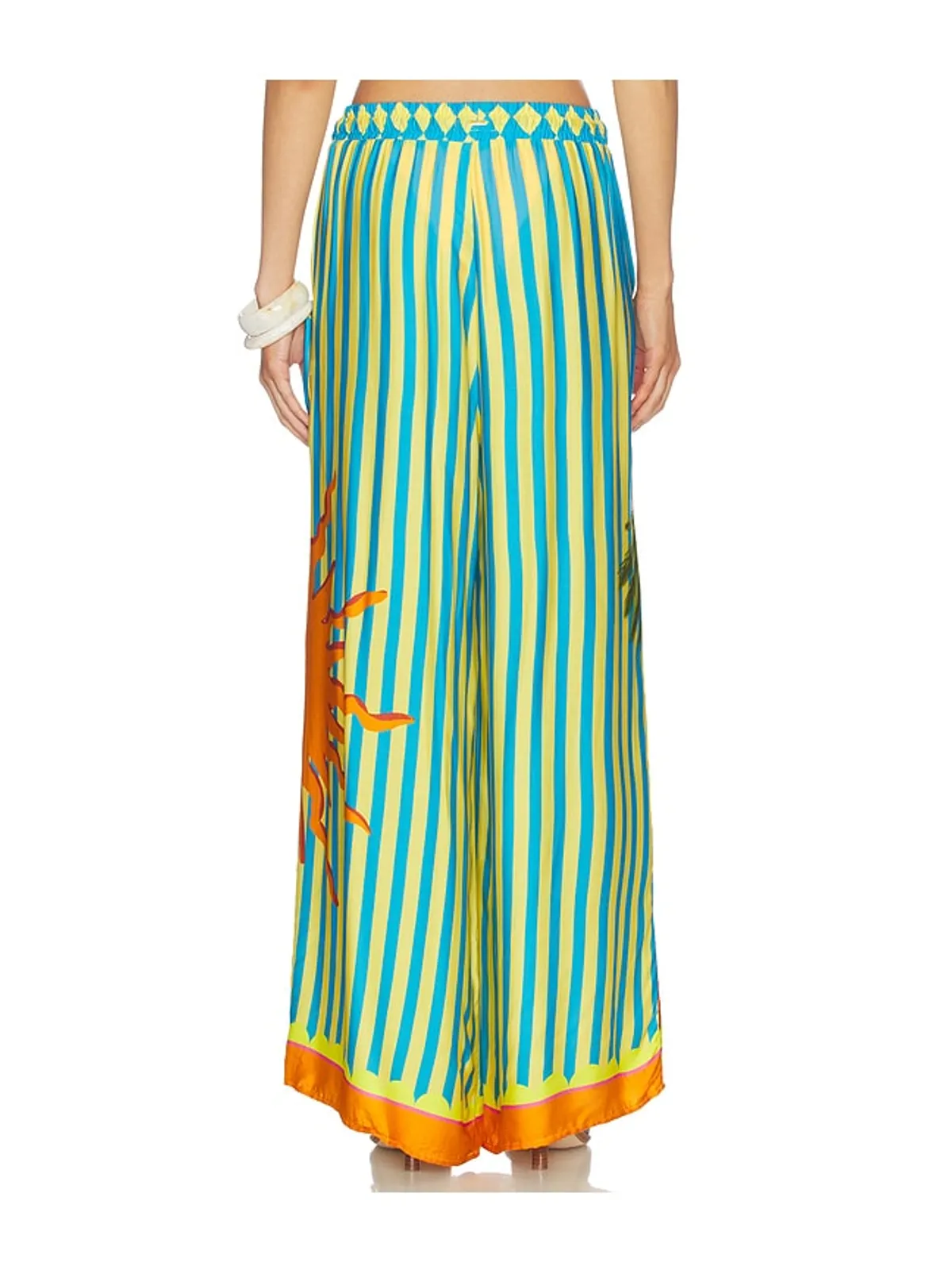 Maaji Tropic Camouflage Ophelia Pants - Teal,Yellow. - 画像4