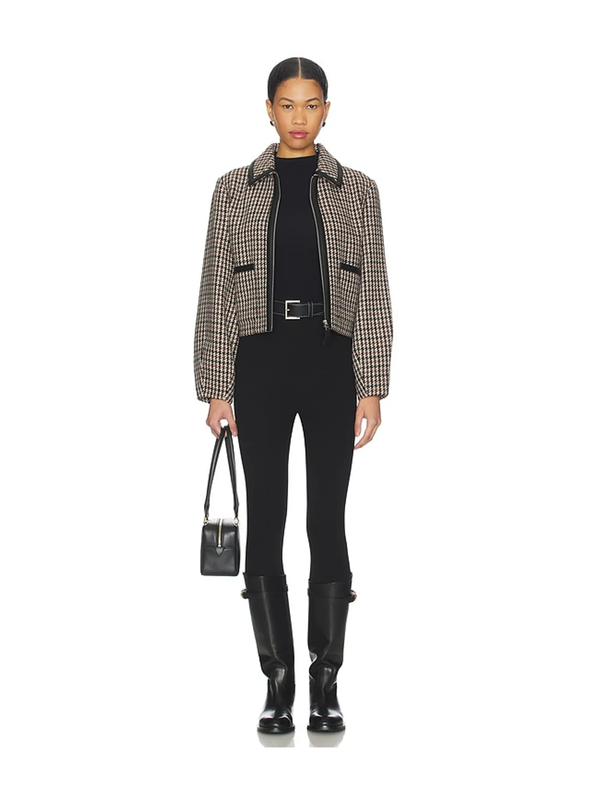 Mackage SOLANA ジャケット - Black,Tan. - 画像5