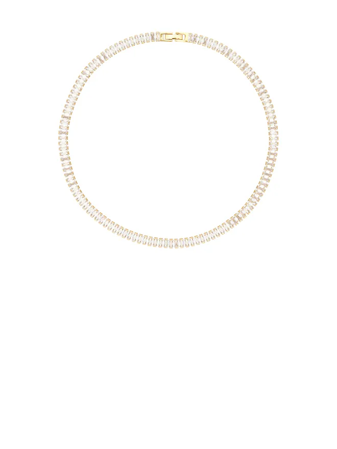 Mazin Jewels Mazin Jewels ICED BAGUETTE テニスネックレスの商品画像