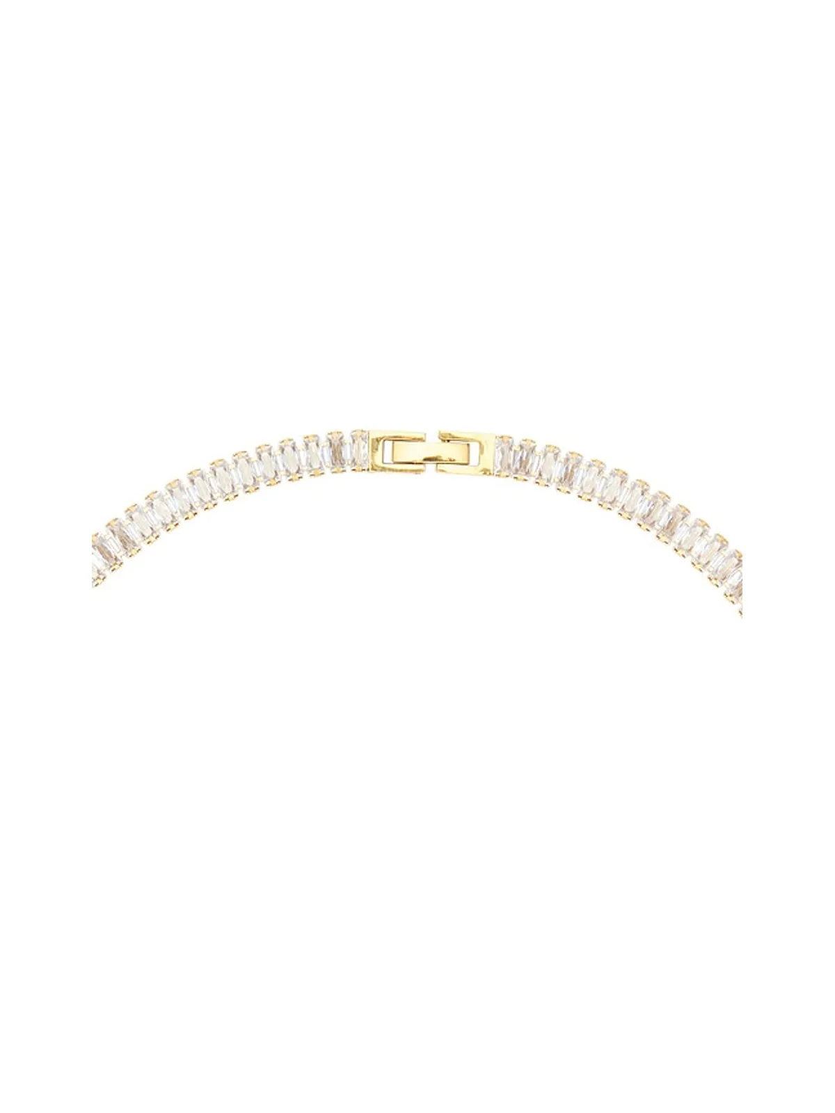 Mazin Jewels ICED BAGUETTE テニスネックレス - 画像3