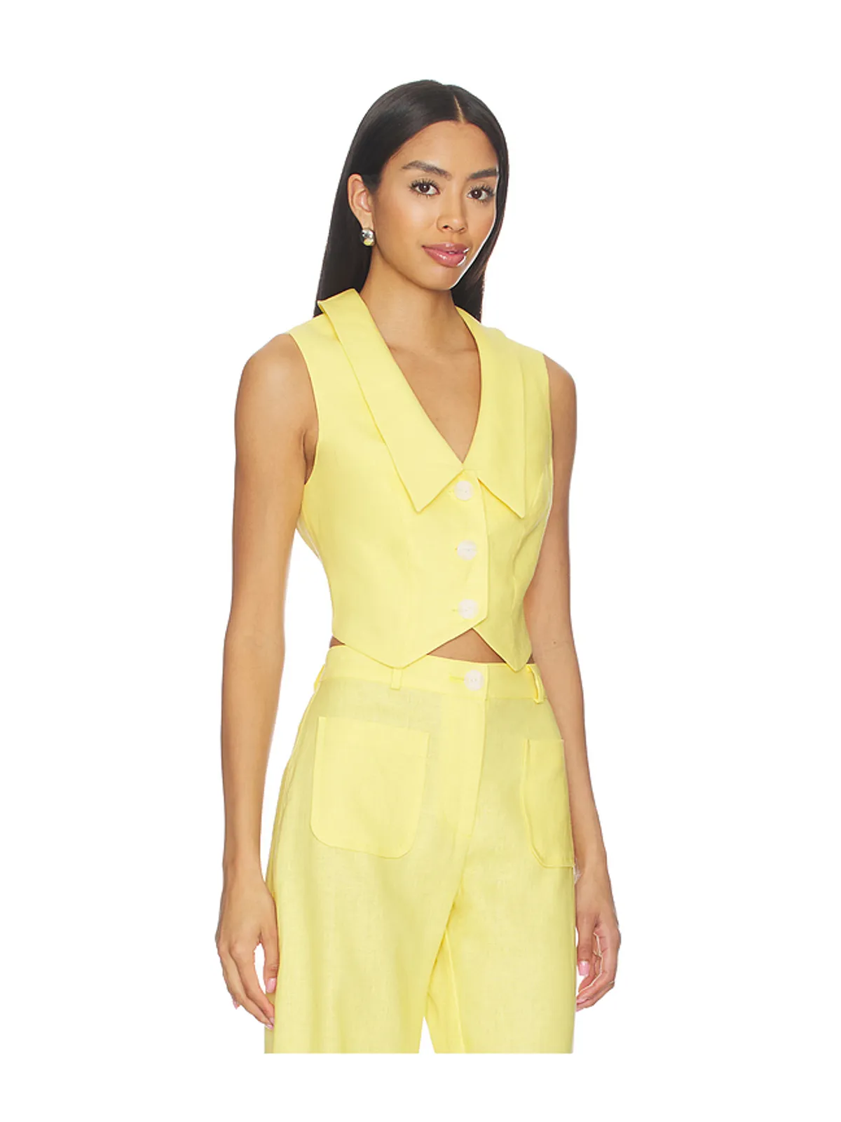MATTHEW BRUCH Collared V-neck Vest - 画像2