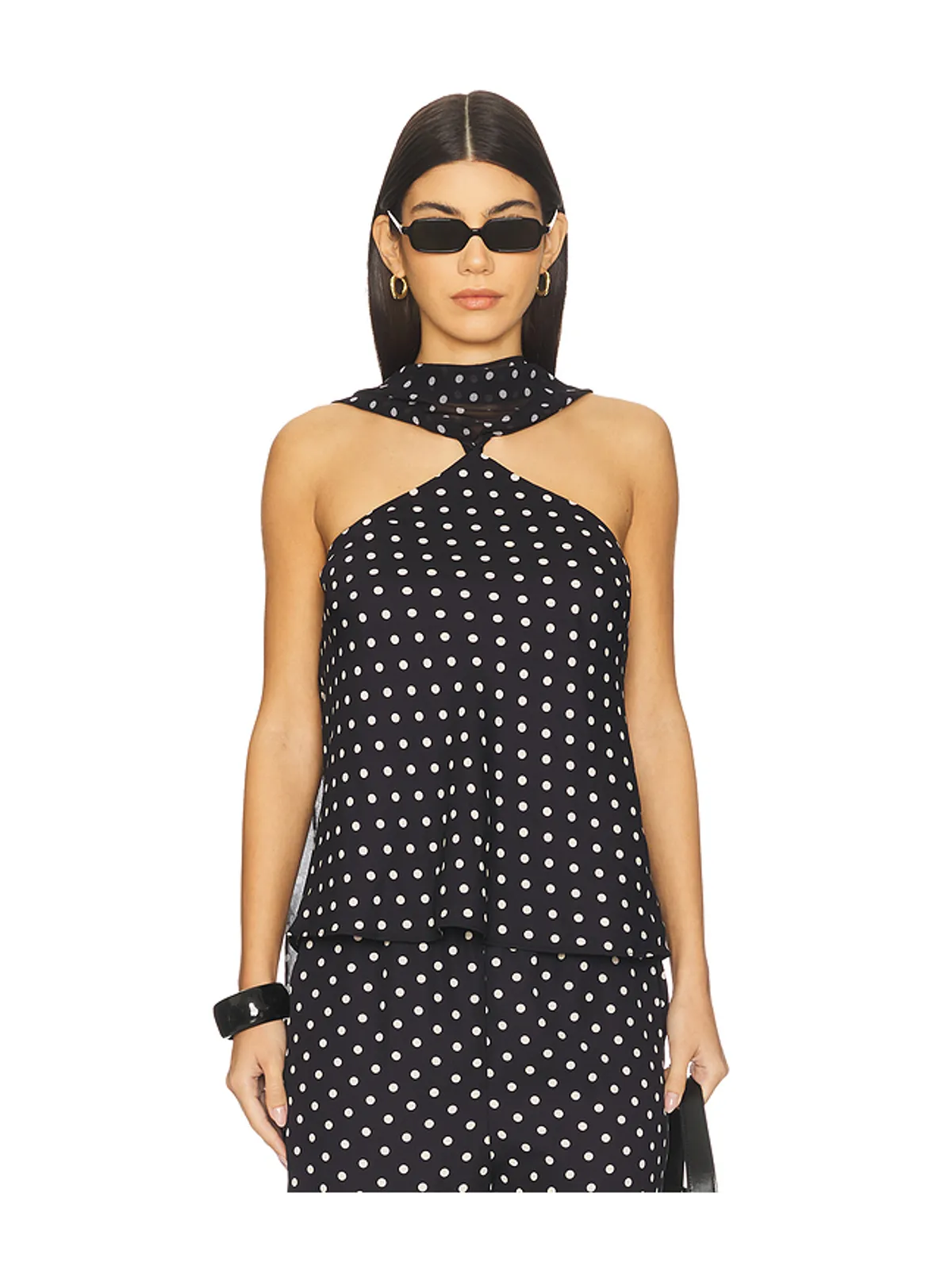 Maude Club HENDRIX トップ - Black,White. - 画像1