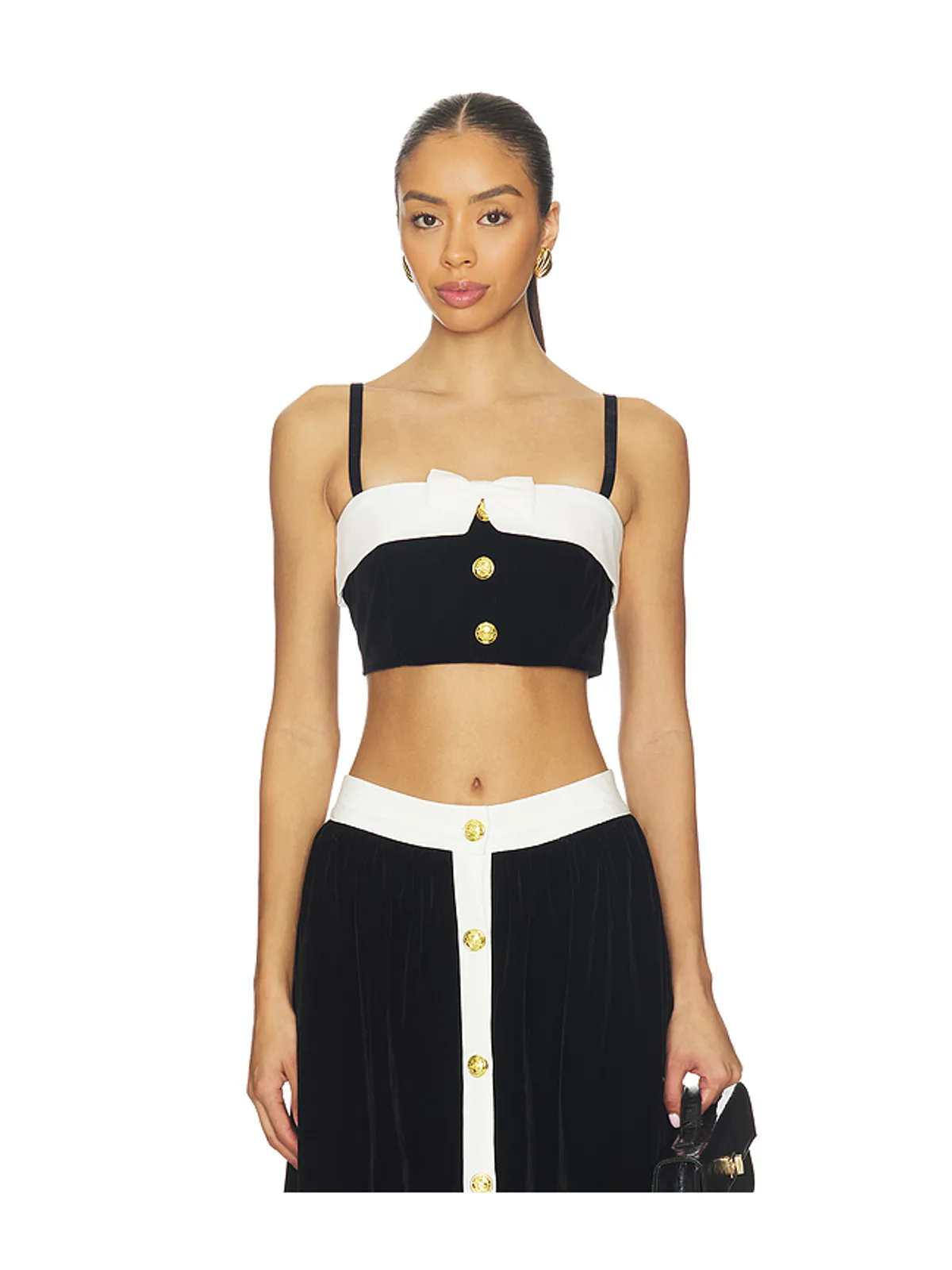 Maude Club ELSIE トップ - Black,White. - 画像1