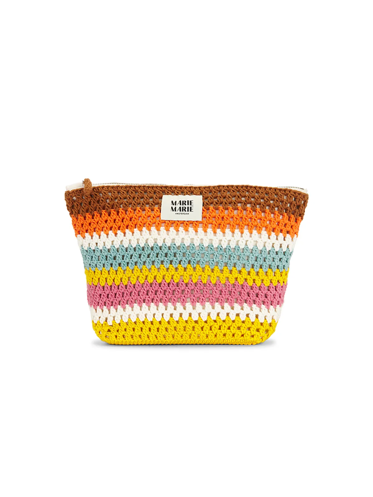 Marie Marie Amsterdam ポーチ - Brown,Yellow. - 画像1