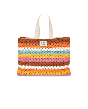 Marie Marie Amsterdam トート - Brown,Pink. - サムネイル1