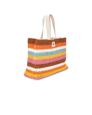 Marie Marie Amsterdam トート - Brown,Pink. - サムネイル3