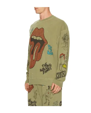 Madeworn Rolling Stones Sketch Classic Crew Sweatshirt - サムネイル3