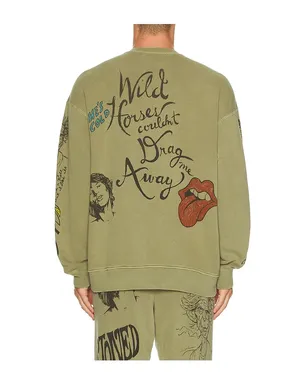 Madeworn Rolling Stones Sketch Classic Crew Sweatshirt - サムネイル4