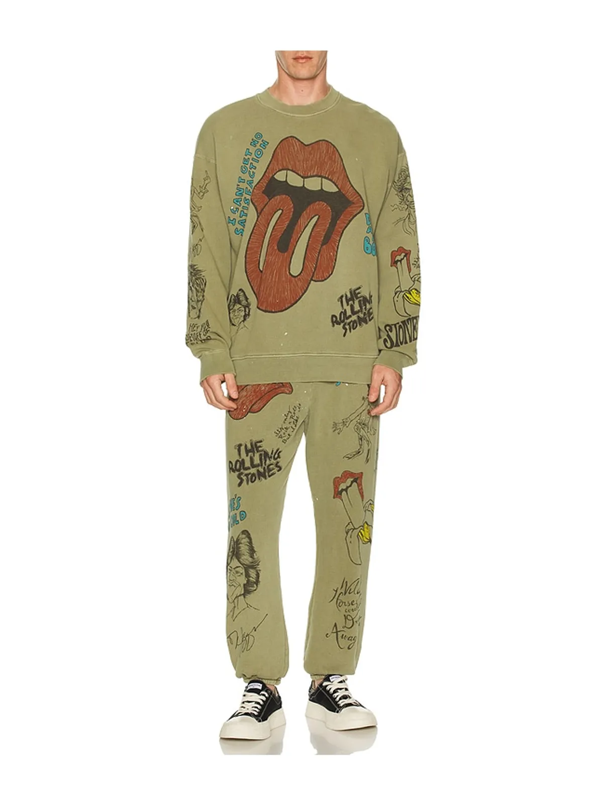 Madeworn Rolling Stones Sketch Classic Crew Sweatshirt - 画像5