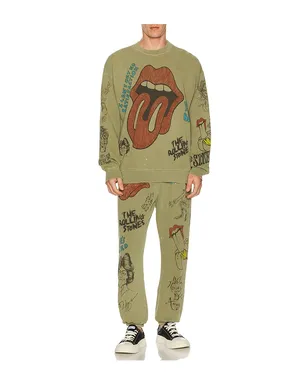 Madeworn Rolling Stones Sketch Classic Crew Sweatshirt - サムネイル5