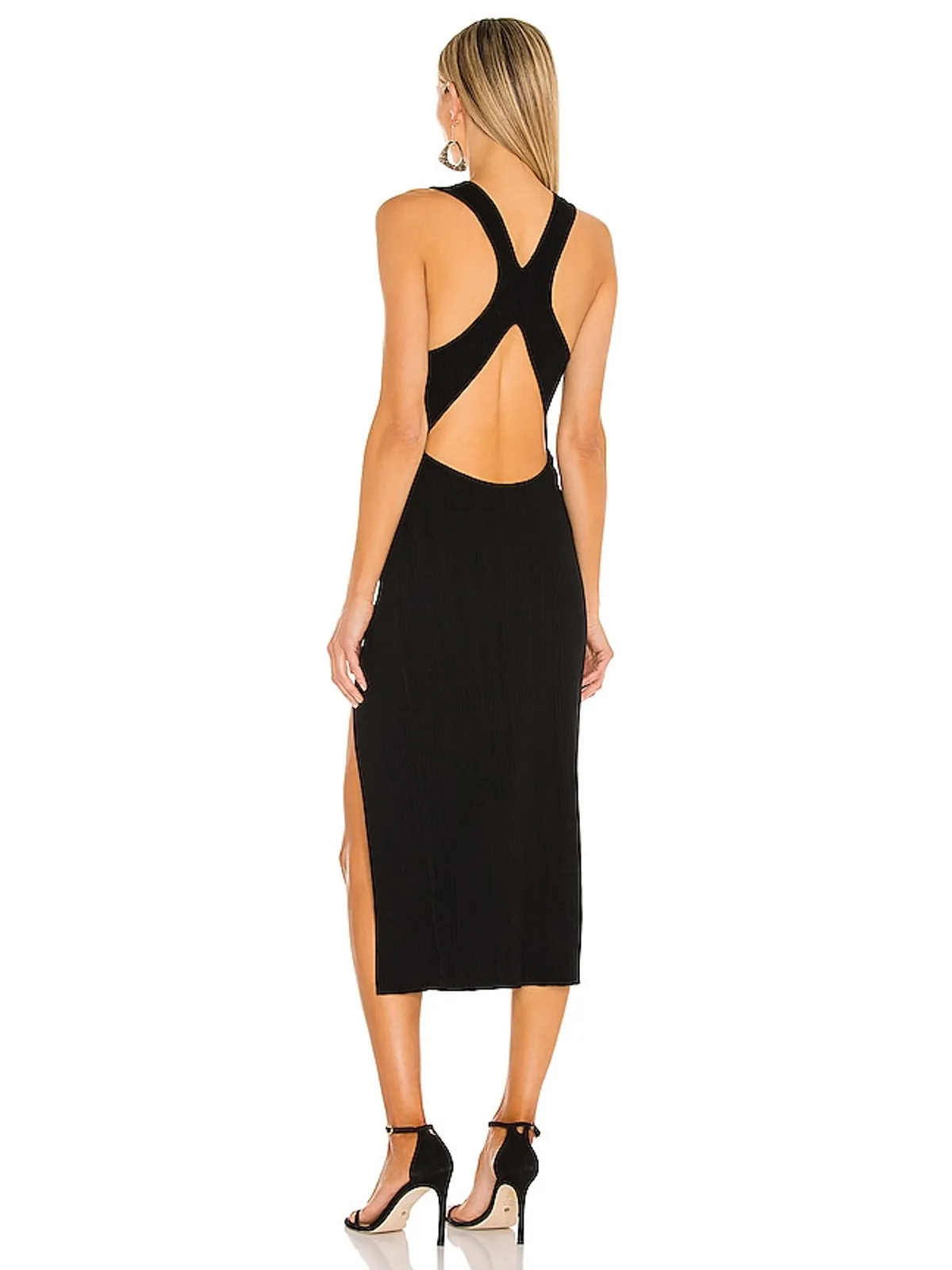 Michael Costello VARIEGATED RIB スリムドレス - 画像3