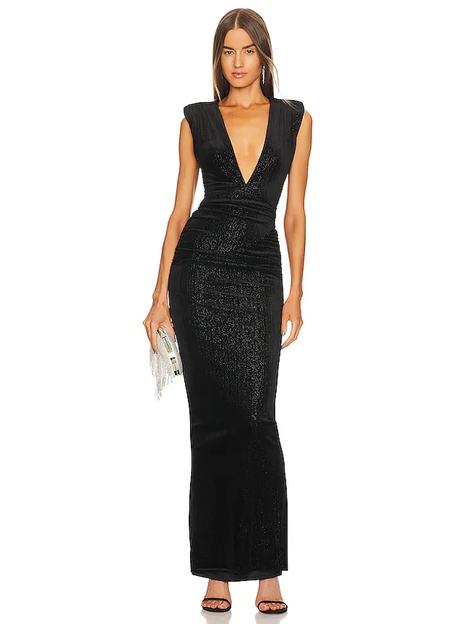 Michael Costello Michael Costello HANA ガウンの商品画像