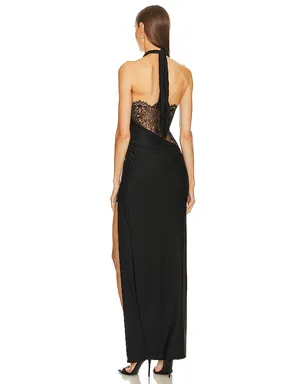 Michael Costello JOSEPHINE ガウン - サムネイル4