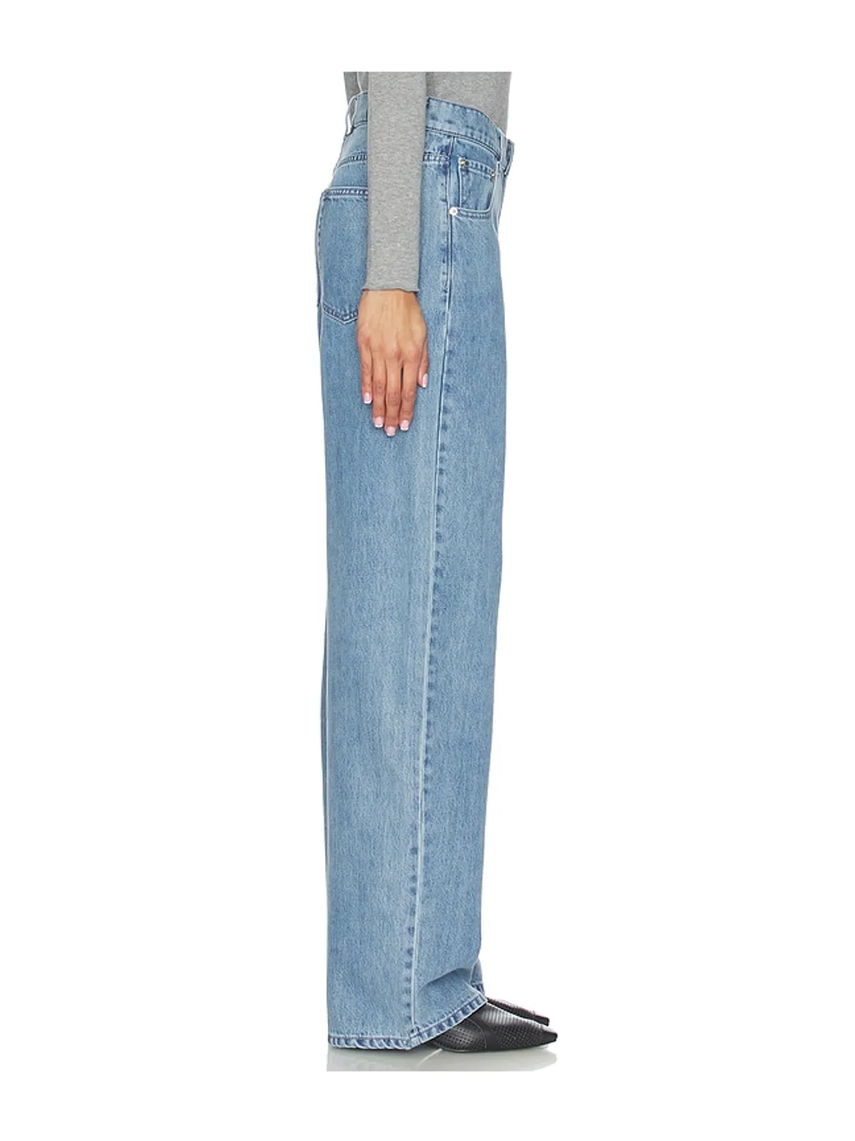 Mother of All HEDI LOW WAIST WIDE LEG パンツ - 画像3