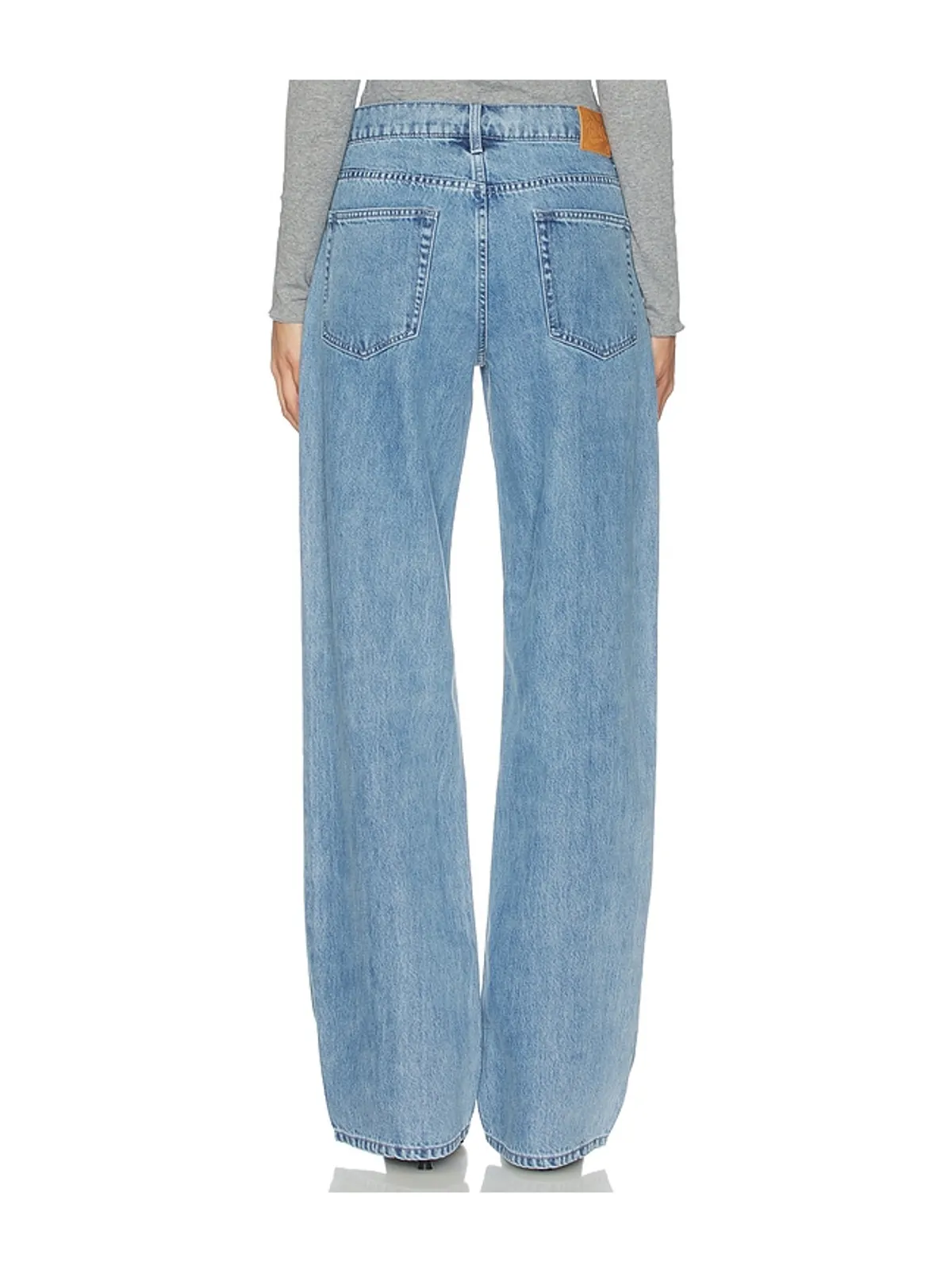 Mother of All HEDI LOW WAIST WIDE LEG パンツ - 画像4