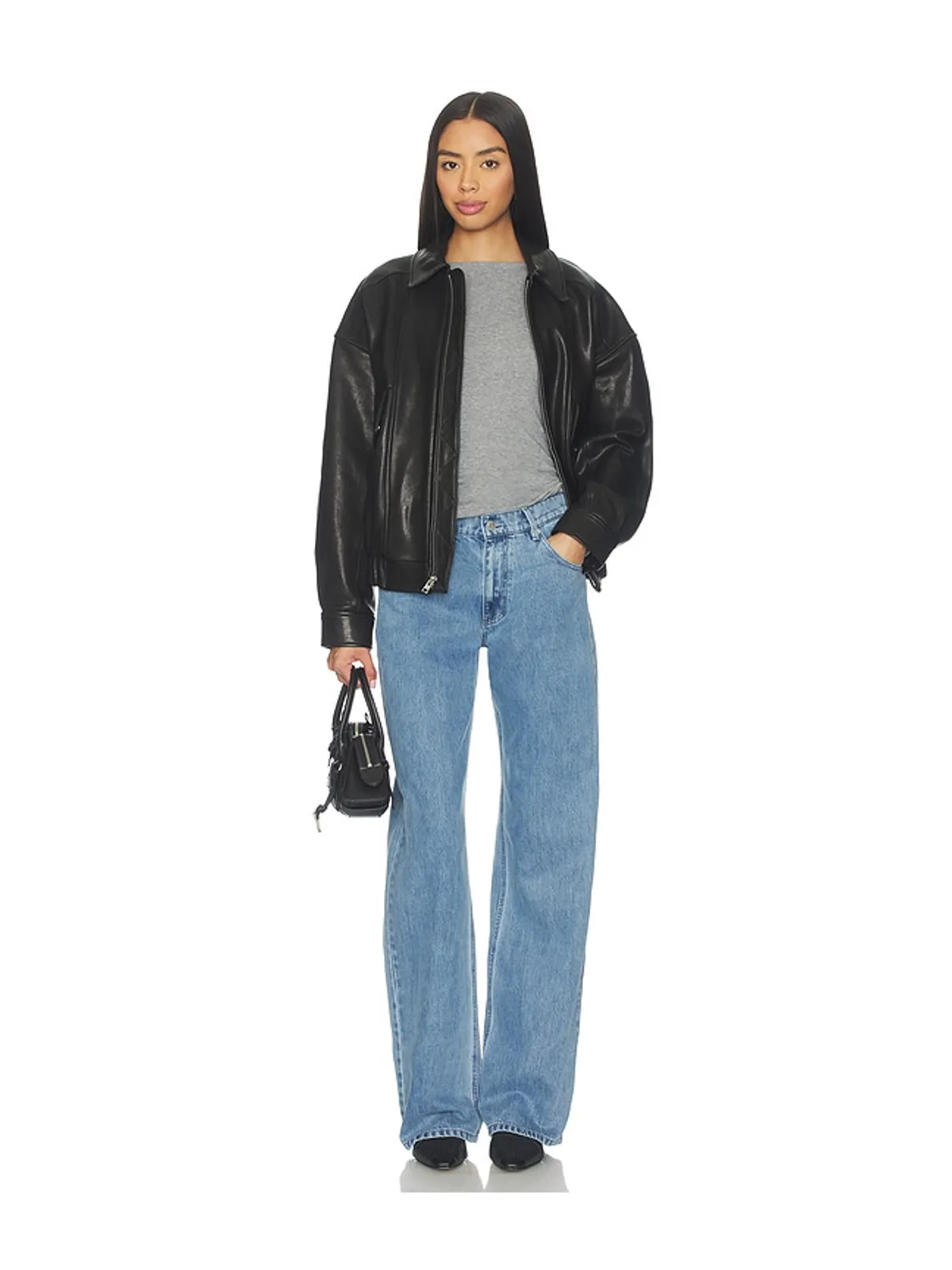 Mother of All HEDI LOW WAIST WIDE LEG パンツ - 画像5
