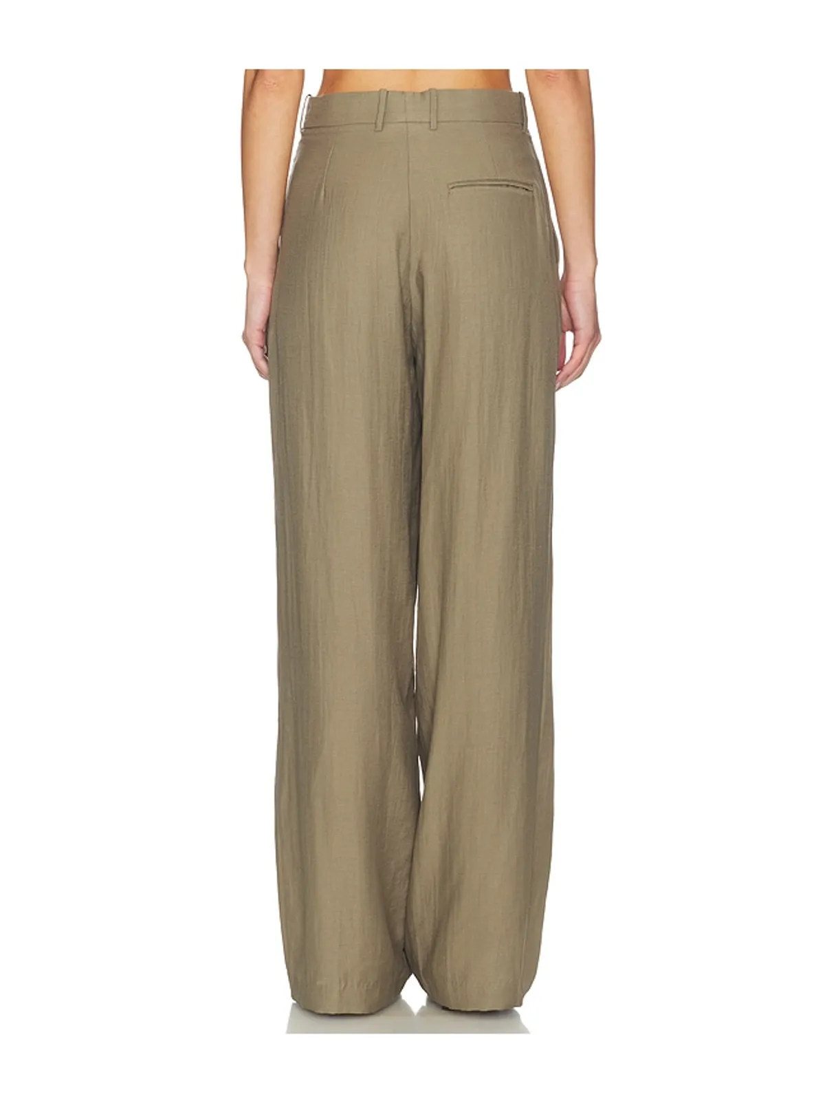 Mother of All HEDI MID WAIST TAILORED LINEN パンツ - 画像4