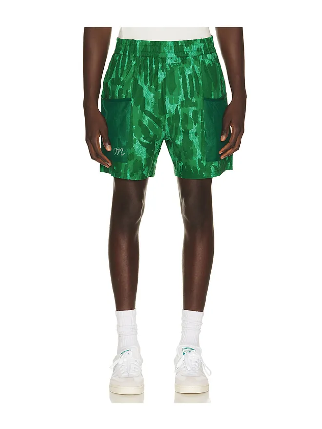 Malbon Malbon x Golf & Bass Club Mesh Basket Pocket Shortの商品画像