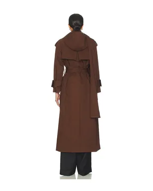 Mimchik HOODED SCARF トレンチコート - サムネイル5