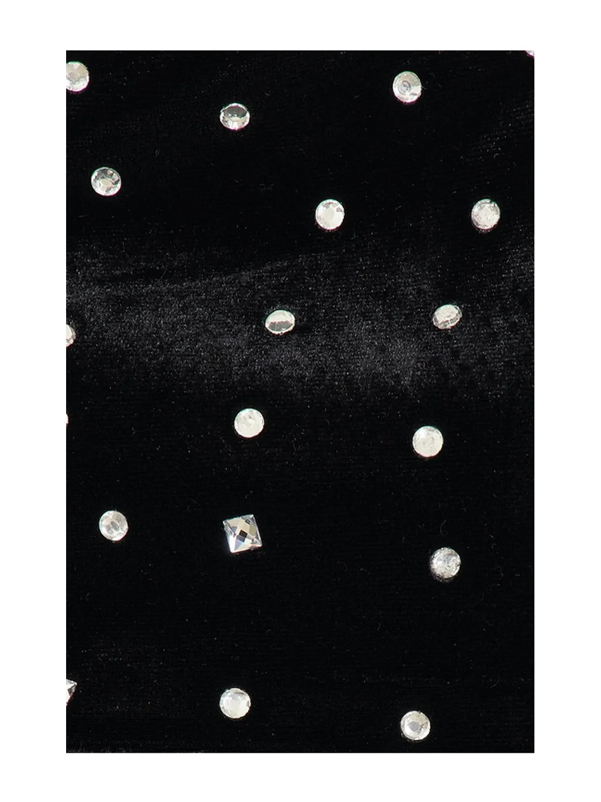 MILLY INDY COMBO VELVET CRYSTAL EMBELLISHED ミニドレス - 画像4