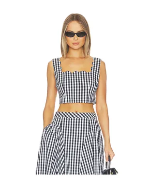 MILLY MIA トップ - Black,White. - サムネイル1