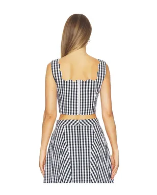 MILLY MIA トップ - Black,White. - サムネイル3