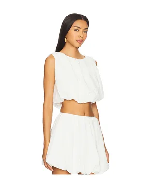 MINKPINK Alexa Bubble Crop Top - サムネイル2