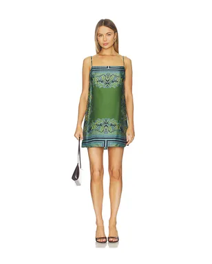 MISA Los Angeles MAXINE ドレス - Green,Blue. - サムネイル1