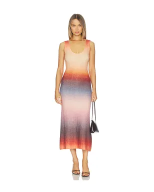 MISA Los Angeles RASHKA ドレス - Orange,Purple. - サムネイル1