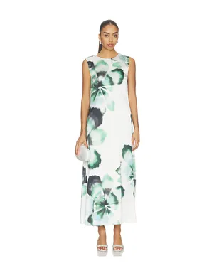 MISA Los Angeles SYLVIE ドレス - White,Green. - サムネイル1