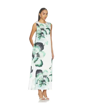 MISA Los Angeles SYLVIE ドレス - White,Green. - サムネイル2