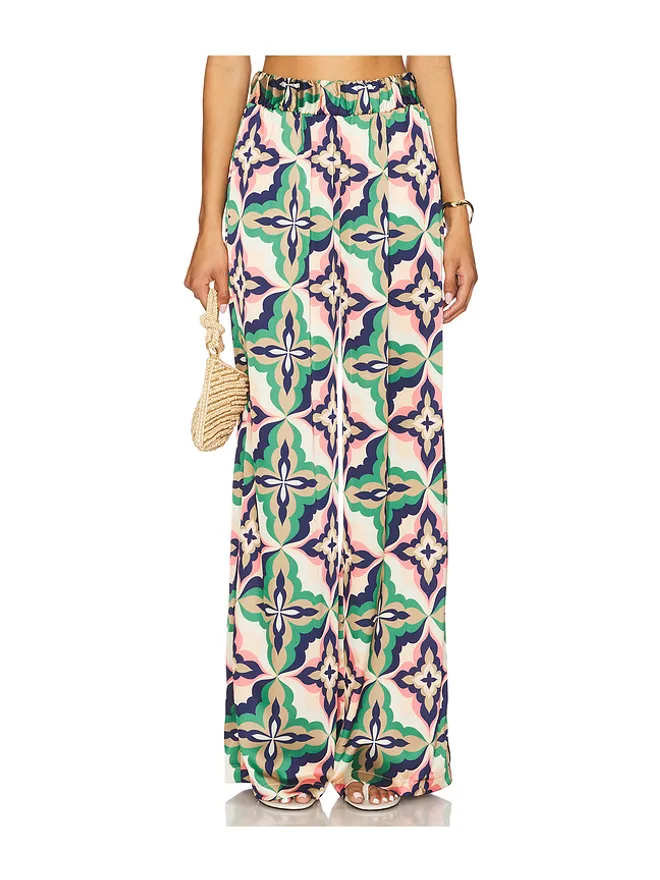 MISA Los Angeles MISA Los Angeles RESHMA パンツ - Cream,Green.の商品画像