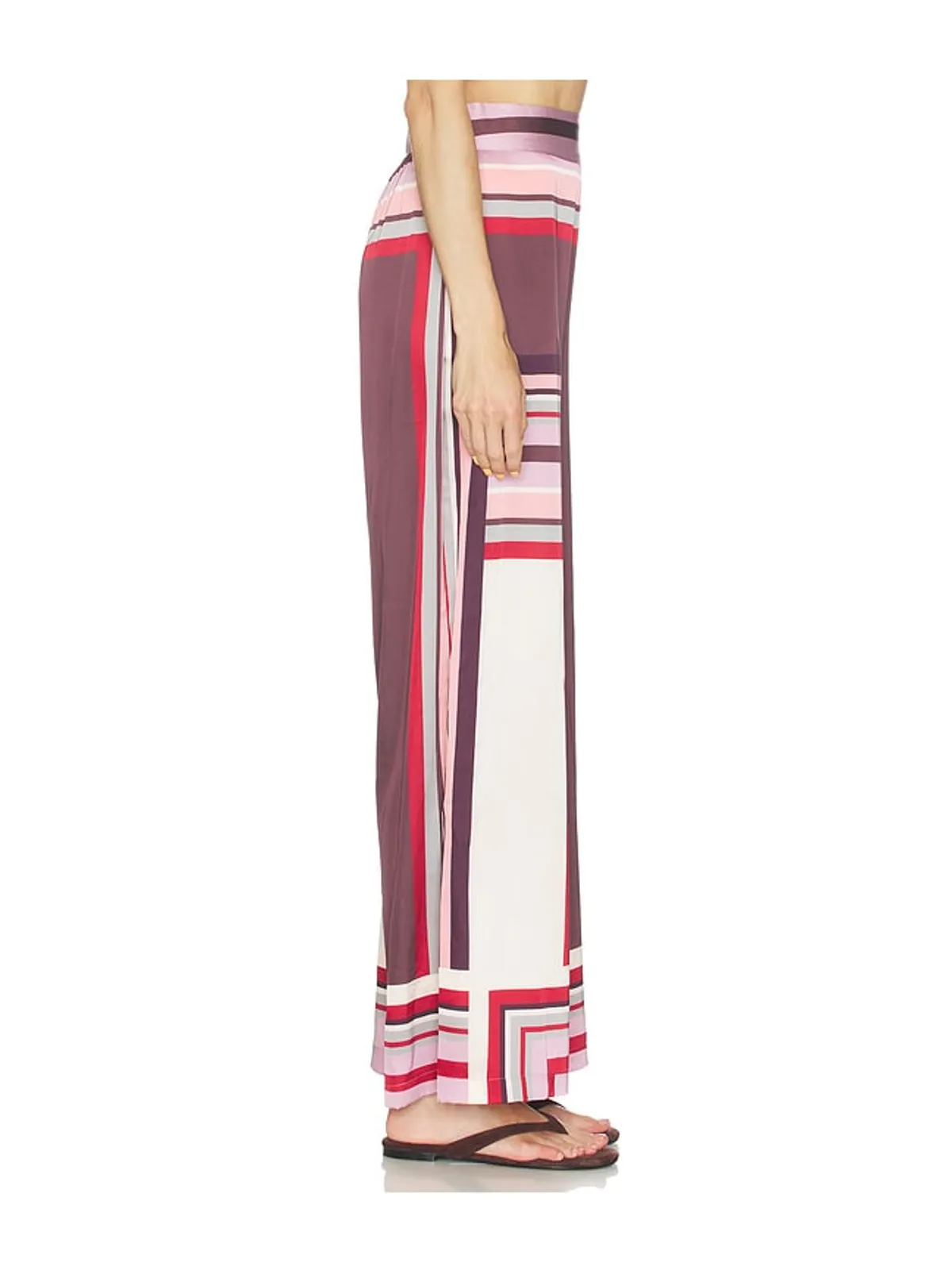 MISA Los Angeles IZZIE パンツ - Pink,Brown. - 画像3