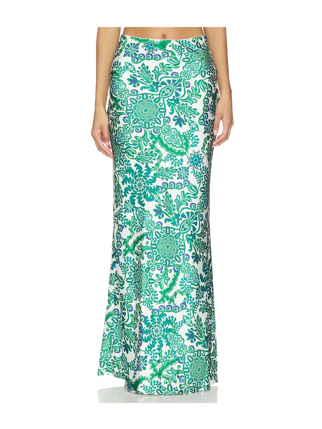 MISA Los Angeles MISA Los Angeles SIERRA スカート - White,Green.の商品画像