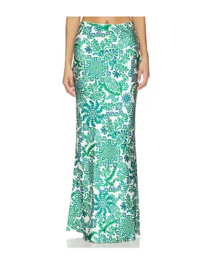 MISA Los Angeles SIERRA スカート - White,Green. - サムネイル1