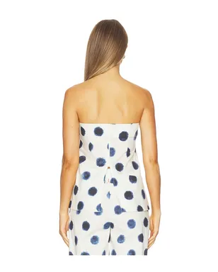 MISA Los Angeles YASSI トップ - White,Navy. - サムネイル3