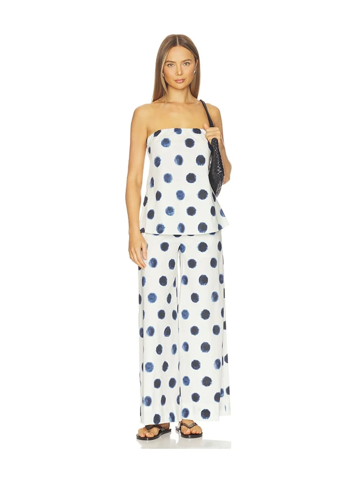 MISA Los Angeles YASSI トップ - White,Navy. - 画像4
