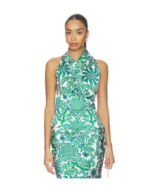 MISA Los Angeles FERN トップ - White,Green. - サムネイル1