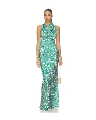 MISA Los Angeles FERN トップ - White,Green. - サムネイル4