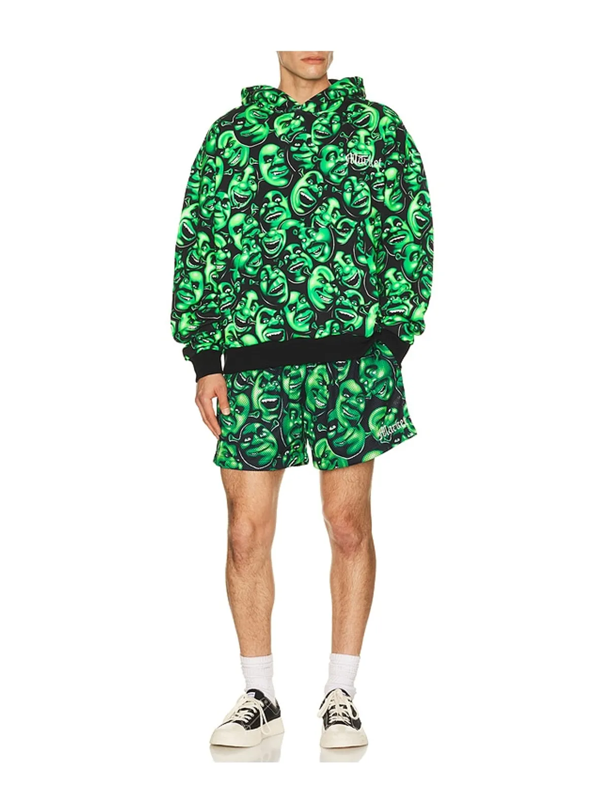 Market パーカー - Black,Green. - 画像3
