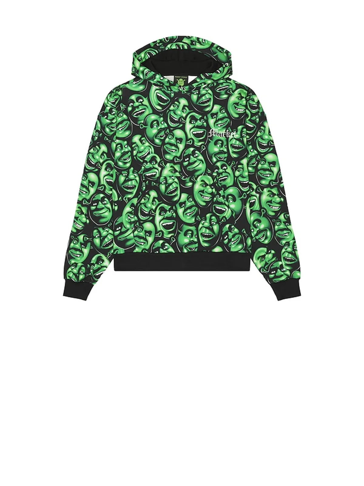 Market パーカー - Black,Green. - 画像4