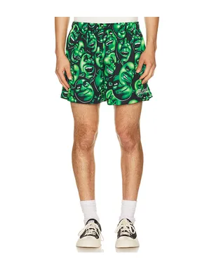 Market ショートパンツ - Black,Green. - サムネイル1