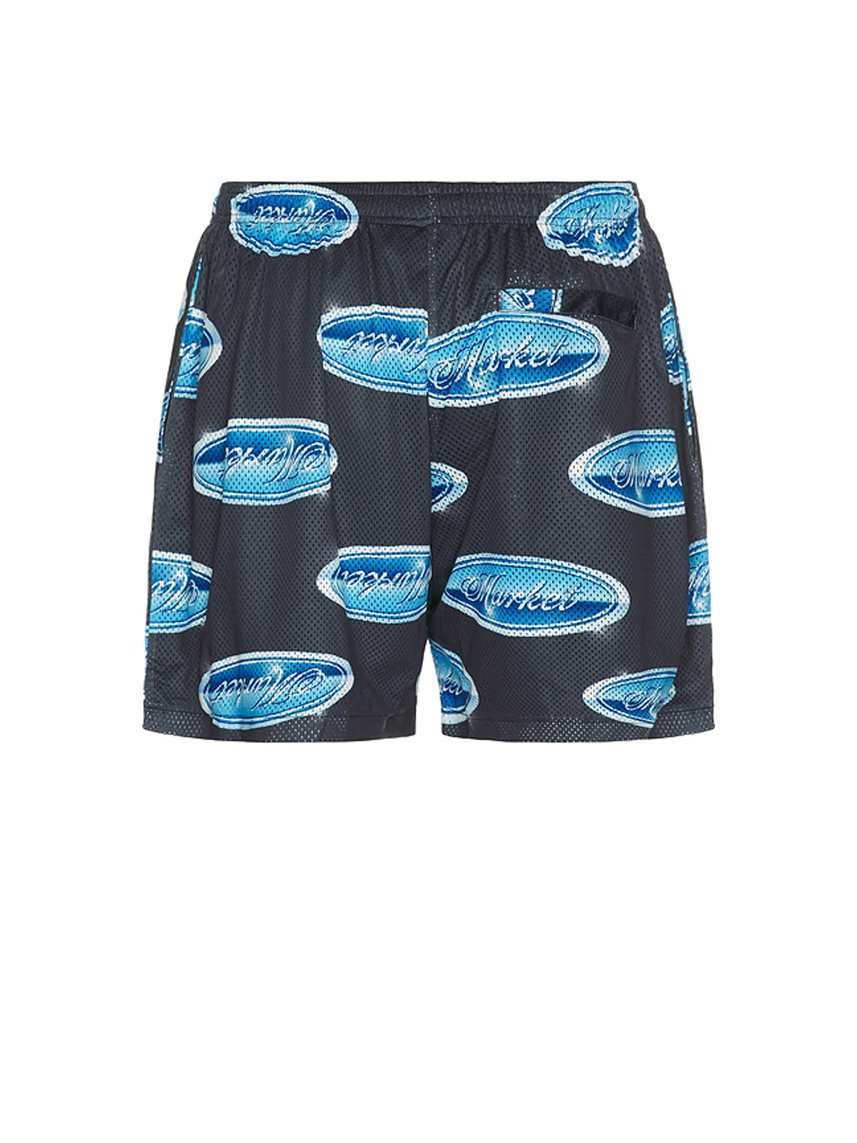 Market 5 LITER メッシュショートパンツ - Black,Blue. - 画像2
