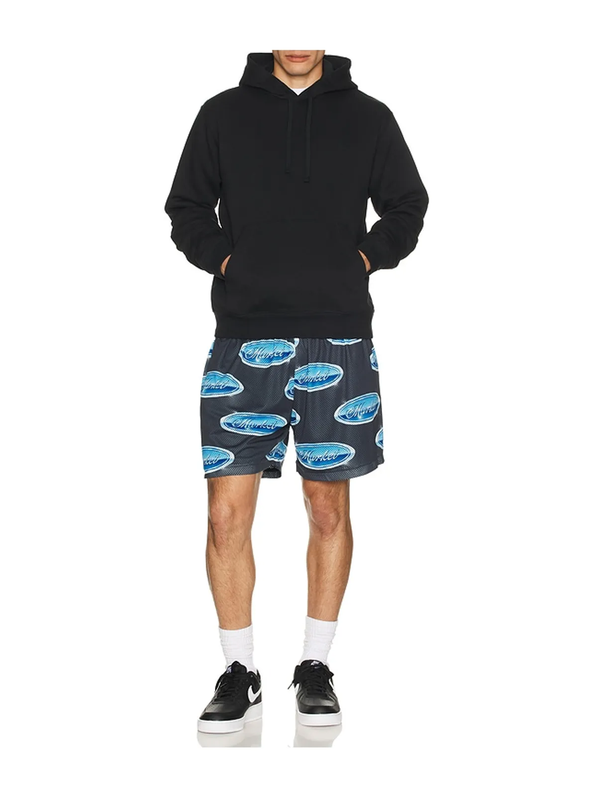 Market 5 LITER メッシュショートパンツ - Black,Blue. - 画像4