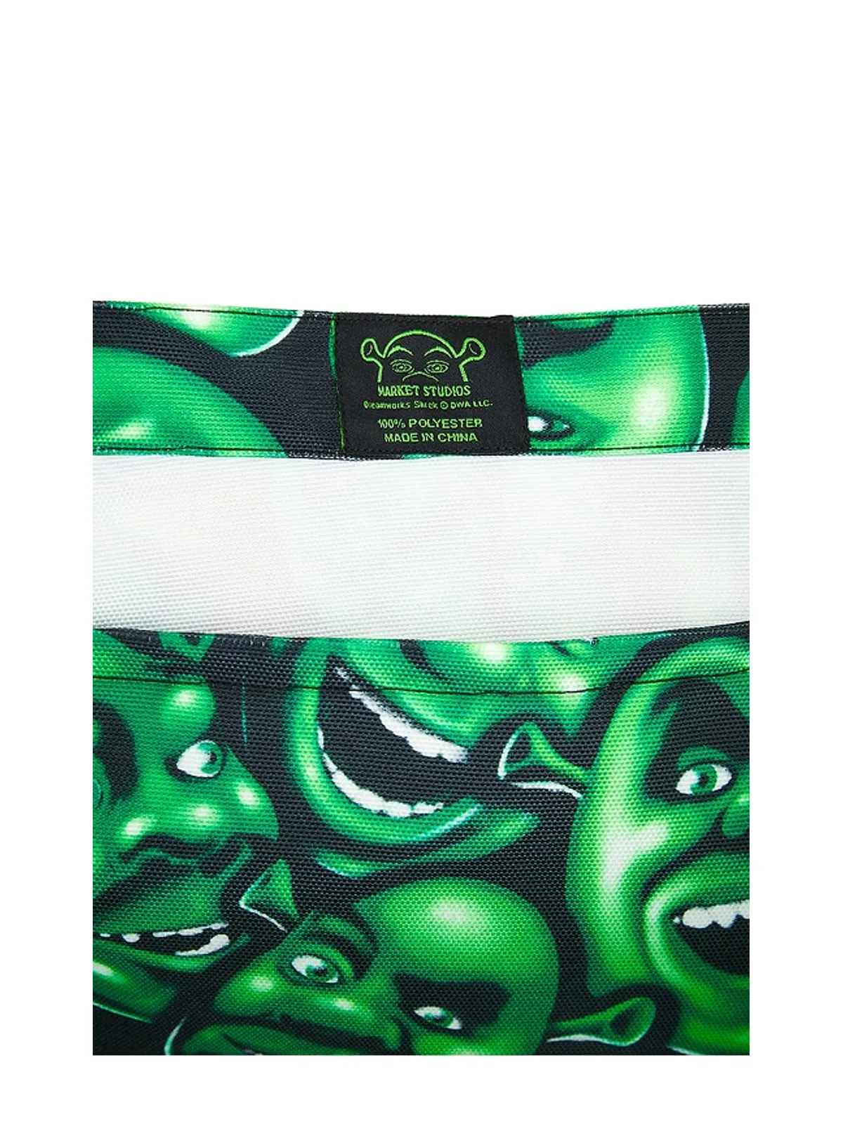 Market トートバッグ - Black,Green. - 画像5