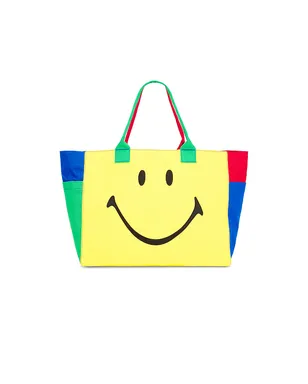 Market トートバッグ - Yellow,Blue. - サムネイル1