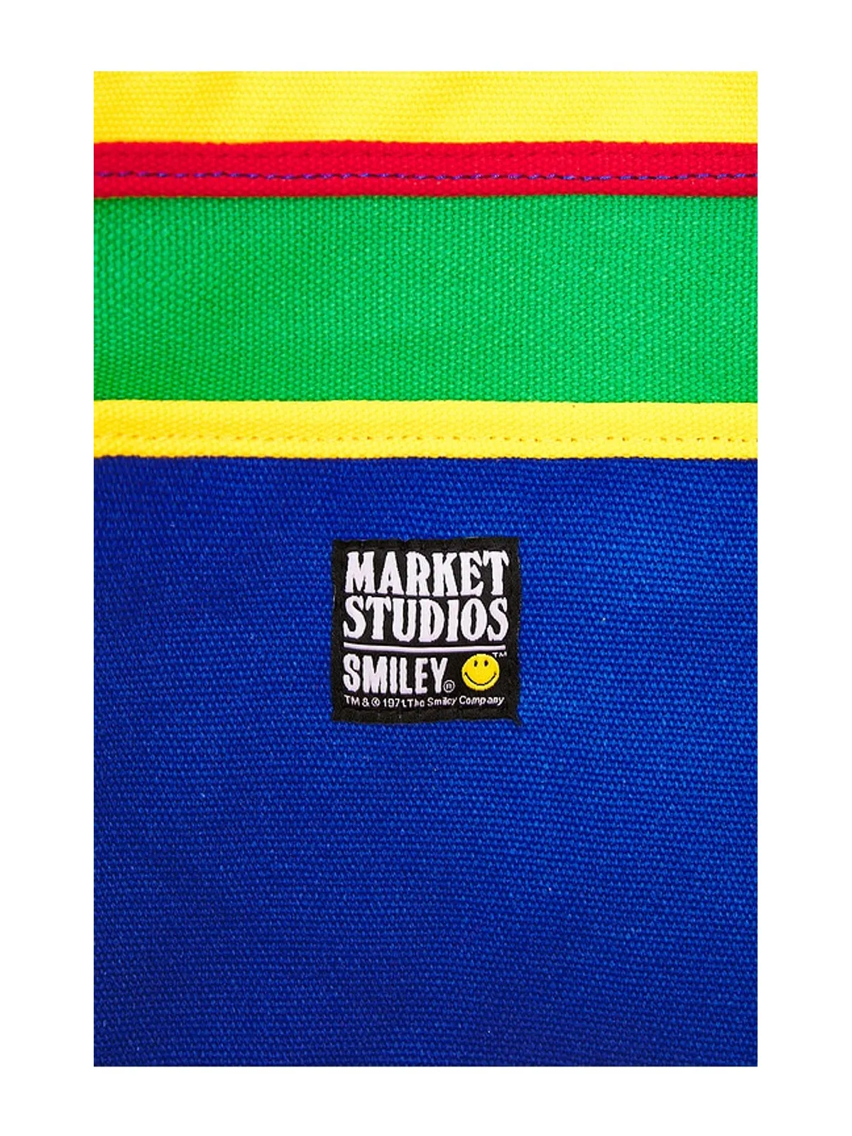 Market トートバッグ - Yellow,Blue. - 画像5